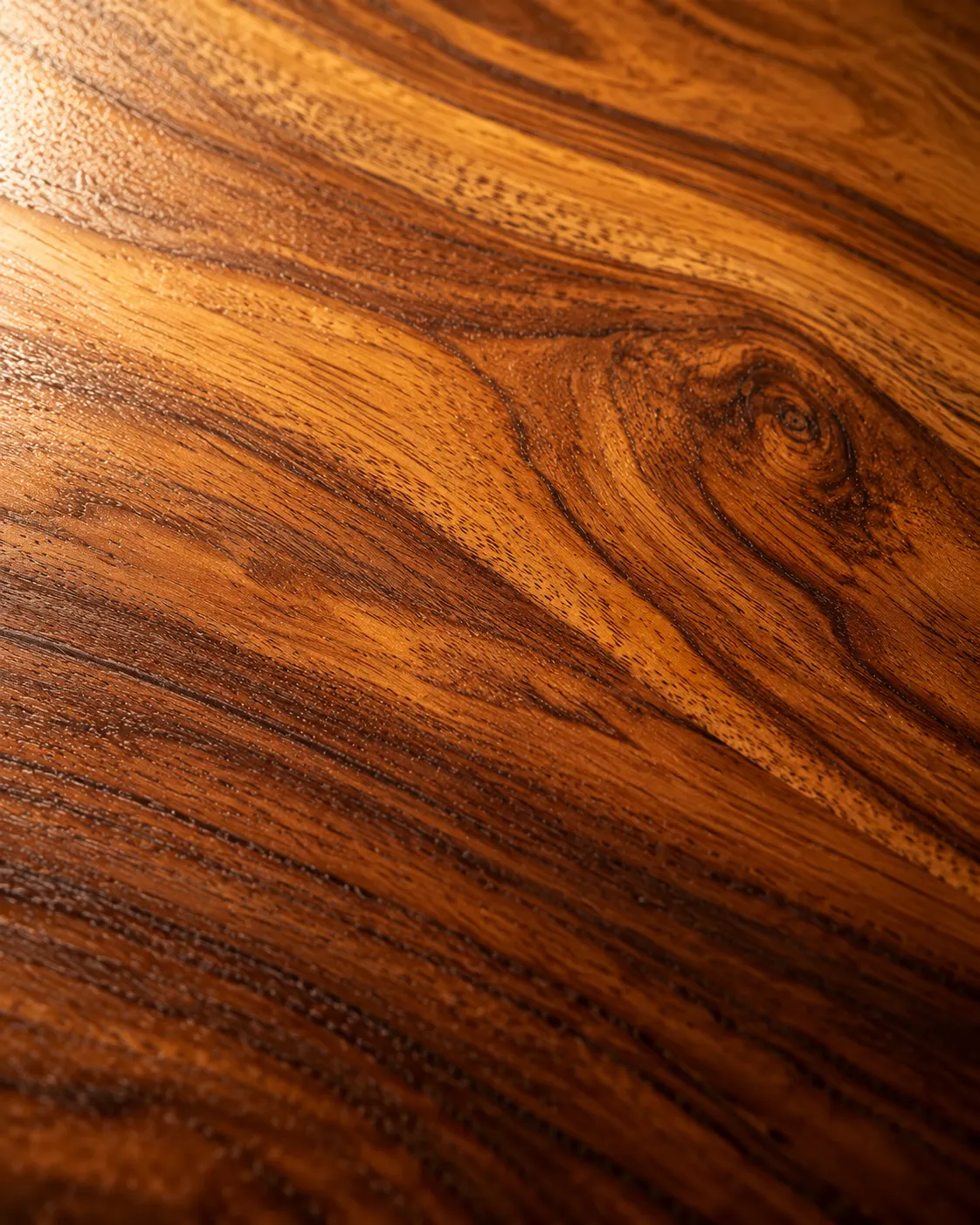Macro detail of wood grain and board layers